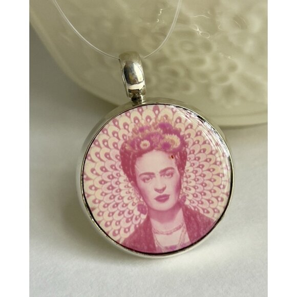 Unbranded Jewelry - Sterling Silver Frida Kahlo Artisan Pendant